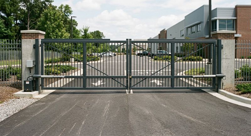 Commercial Gate Installation in Cary, NC