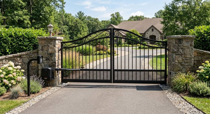 Driveway Gate Installation in Cumming, GA