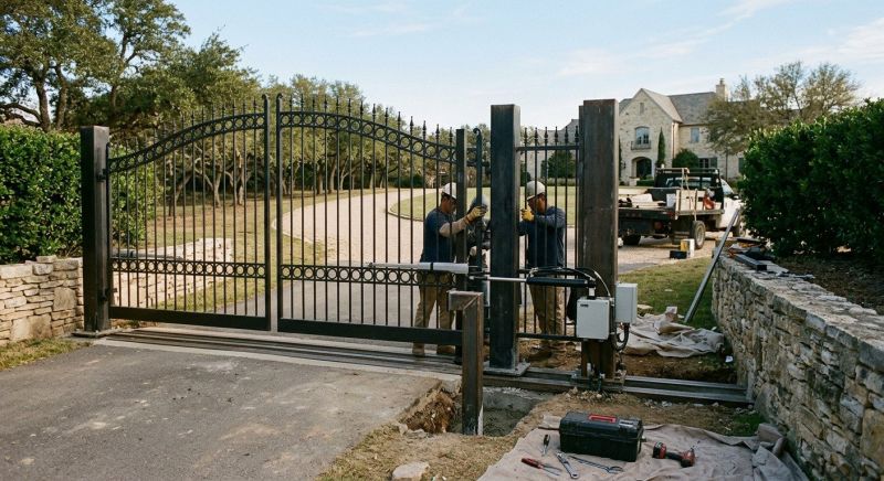 Main Gate Installation in Franklin, TN