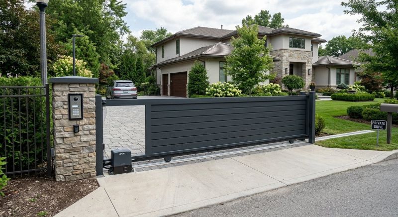 Motorized Gate Installation in Alpharetta, GA